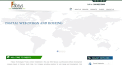 Desktop Screenshot of fabsys.in